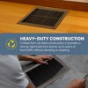 Hart & Cooley 8" x 24" Heavy Duty Steel Floor Grille, HVAC Vent Cover, Brown - 4 of 4