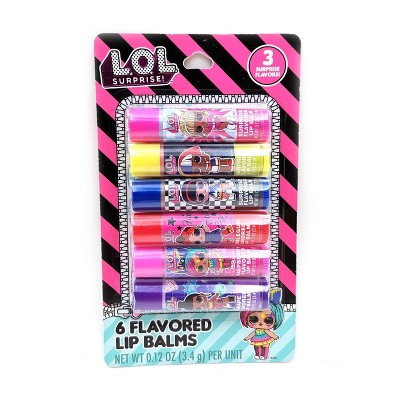 L.O.L. Surprise! Lip Balm On Card - 6pk/0.72oz