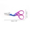 Unique Bargains Women Little Crane Scissors Grooming Scissors 1 Pc - 2 of 3