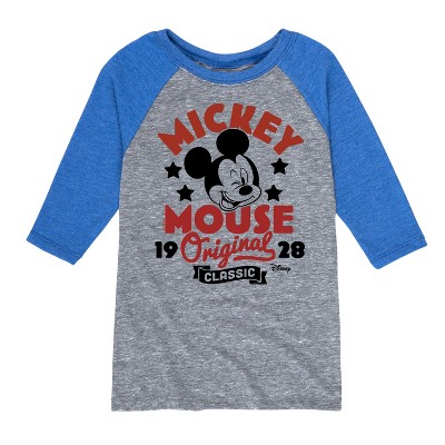 Boys' - Disney - Mickey Mouse Raglan Graphic T-Shirt