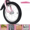 DSVIMOY 18 inch Sporty Kids Bike with Training Wheels and Stand Adjustable Saddle for Boys and Girls Aged 5-10 Years, Pink, 46.4"*20.3"*30.8" - 4 of 4