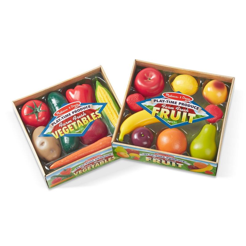 Melissa &#38; Doug Play-Time Produce Fruit (9pc) and Vegetables (7pc) Realistic Play Food, 6 of 14