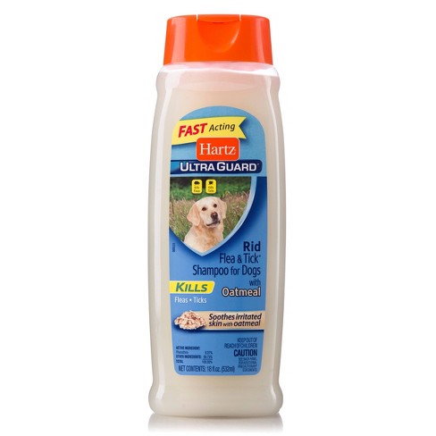 Hartz Ultraguard Rid Flea And Tick Shampoo For Dogs With Oatmeal Rich Vanilla Fragrance 18oz Target