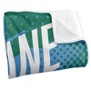 Tulane University Fan Zone Silky Touch Super Soft Throw Blanket 50x60 - 3 of 4
