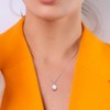 EVERLY JEWELRY | Sterling Silver 8.5-9 mm White Freshwater Cultured Pearl Fashion Pendant With Chain, 18-inch - 4 of 4