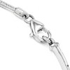 Black Bow Jewelry Sterling Silver & Pink Crystal Love Heart Adjustable Starter Bracelet - 4 of 4