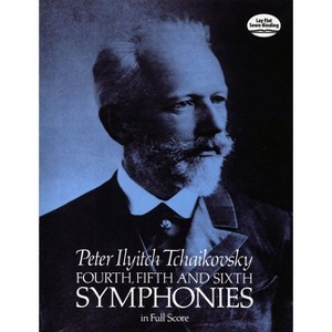 Fourth, Fifth and Sixth Symphonies in Full Score - (Dover Orchestral Music Scores) by  Peter Ilyitch Tchaikovsky (Paperback) - 1 of 1