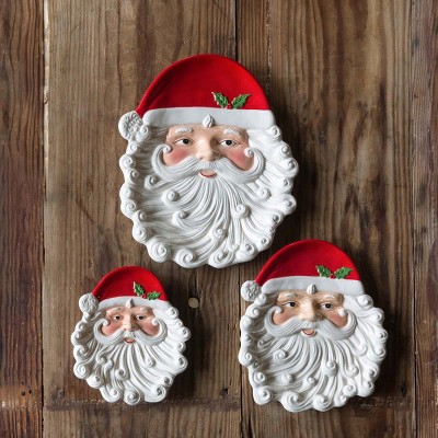 Park Hill Collection Big Jolly Santa Face Plates