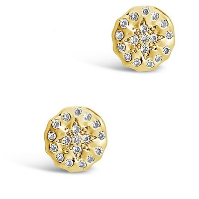 SHINE by Sterling Forever CZ Northern Star Studs