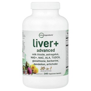 Micro Ingredients Liver+ Advanced, 240 Vegetarian Capsules : Target