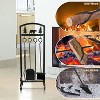 attop Fireplace Tools Set 30.5 inch Christmas Animals Pattern 5 Pieces - 3 of 4