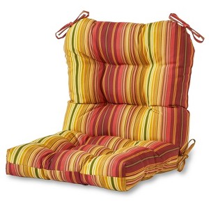 Kensington Garden 21"x21" Outdoor Seat and Back Chair Cushion - 1 of 4
