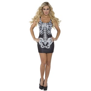 Underwraps Womens Bones Dress Costume - 1 of 1