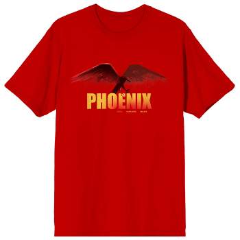 Fantastic Beasts Secrets Of Dumbledore Phoenix Men's Red T-shirt