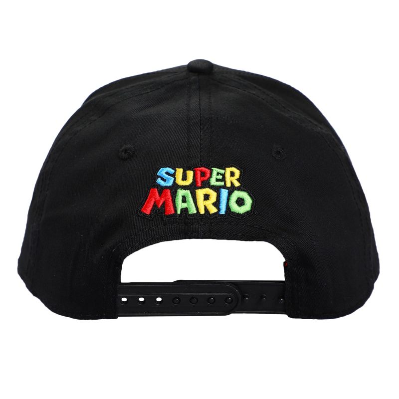 Super Mario Brothers Power-Ups Black Traditional Adjustable Hat, 5 of 6