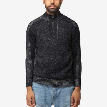 X RAY Men's Quarter-Zip Pullover Sweater