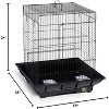 Prevue Pet Products SP850B/B Clean Life Cockatiel Cage, Black, 1/2" - 2 of 2