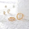 Cubic Zirconia Huggie Earrings 14k Gold Plated Tiny Earrings Small Huggie Hoop Earrings Simple Lightweight Hoops Gift for Women - 4 of 4