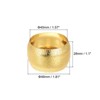 Unique Bargains Wedding Birthday Alloy Decorative Wear Resistance Napkin Rings 6 Pcs - 2 of 4