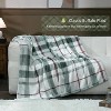 Ultra Soft Throw Blanket with Plaid, Cozy Flannel Fleece Luxury Blanket for Bed, Sofa and Couch Christmas Gift. - 2 of 4