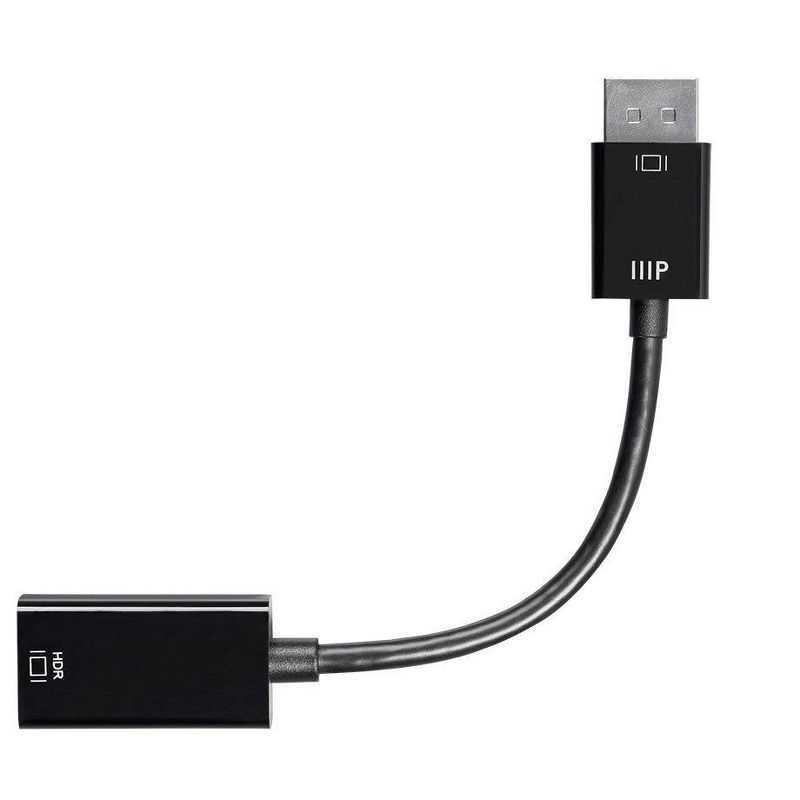 Monoprice DisplayPort 1.2a to 4K @ 60Hz HDMI Active HDR Adapter - Black, 3 of 7