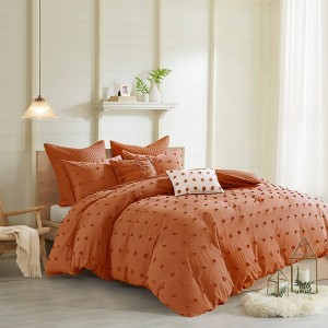 Urban Habitat Kay Cotton Jacquard Duvet Cover Set - 1 of 4