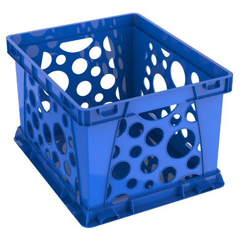 Storex Large File Crate, Blue : Target