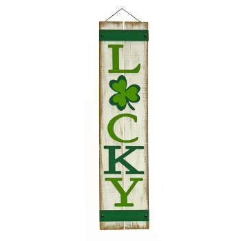 48" St. Patrick’s Day “Lucky" Wall Sign - National Tree Company