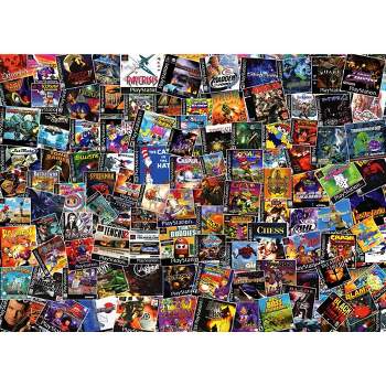 Toynk PlayStation Video Game Box Collage 1000-Piece Jigsaw Puzzle