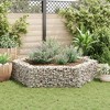 vidaXL Hexagonal Gabion Raised Bed 78.7"x68.1"x15.7" - 3 of 4