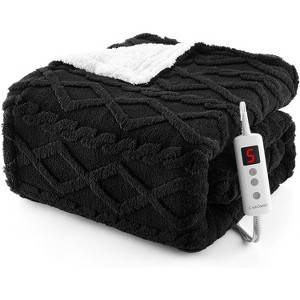 Heating Blanket - Thick Tufted Electric Blanket, 10 Heat Levels and 10 Time Settings, Machine Washable Fast Heating Blanket - 1 of 4