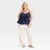 Women's Ruched Tank Top - Ava & Viv™ - 3 of 3