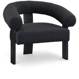 Meridian Furniture,Winston Boucle Fabric Accent Chair - 1 of 4