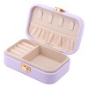 REGALWOVEN Mini Modern Portable Compact Jewelry Box - 3 of 4