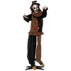 Outdoor Halloween Decorations Talking Circus Clown, Animatronic Animated Prop, D¨¦cor with Sound and Motion Activated Light Up Eyes, Laughter - 2 of 4