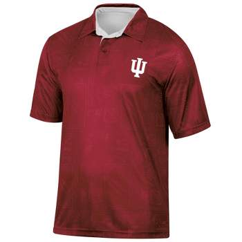NCAA Indiana Hoosiers Men's Tropical Polo T-Shirt