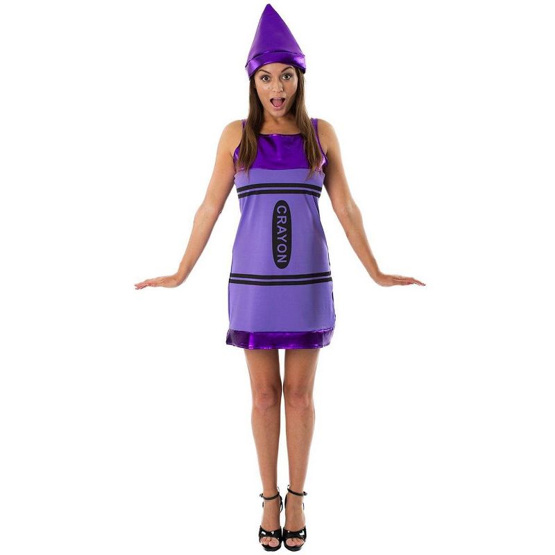 Orion Costumes Women's Purple Crayon Costume Dress, 1 of 2