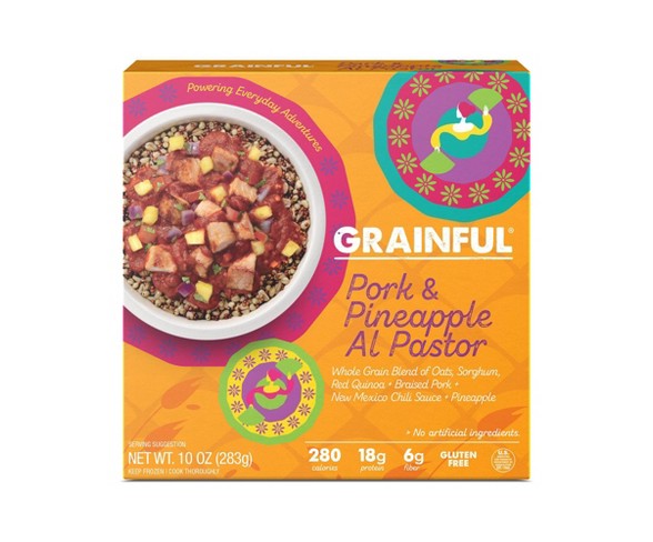 Grainful Frozen Pork &#38; Pineapple Al Pastor - 10oz