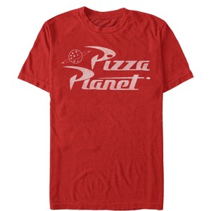 Men's Toy Story Pizza Planet Logo T-Shirt - 1 of 4