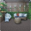 New Stone texture 12" Patio Deck Tiles, 44 Pcs DIY Module Interlocking Decking Tiles Floor Tile - 2 of 3