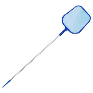 LakeForest "Pool Skimmer Cleaner Mesh Net with Telescopic Pole for Leaf Raking, Debris Removal for Pools & Spas" Blue - 1 of 1
