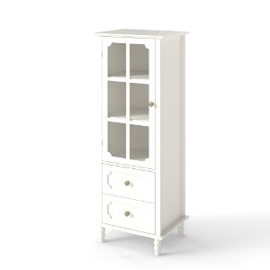 Lyngins Wood Sideboard Buffet Cabinets with Glass Doors,Drawers,Coffee Bar Cabinets,Credenzas for Kitchen,Entryway - 1 of 4