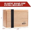 Monster Wooden Double Deck Box- Premium Holds 250 Sleeved Cards- Compatible with Yugioh, Magic The Gathering, Sport Cards Trading Game, Gift - 2 of 4
