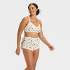 Women's Woven Bralette & Short Undergarment Set - Colsie™ - 4 of 4