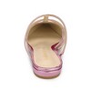 Allegra K Women's T-Strap Sparky Glitter Slip-On Pointed Toe Flats Mules - 3 of 4