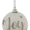 Northlight 14-Piece Joy Decoupage Christmas Ball Ornament Set, 2.25" (60mm) - 4 of 4