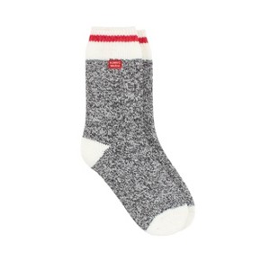 Always Warm by Heat Holders Men's Cream Block Twist Crew Socks - 7-12 - 1 of 4