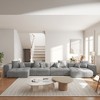WJShome Sectional Couches For Living Room,183" U Shaped Couch, 4-Seater Cloud Modular Sectional Sofa with 2 Ottoman For Home - 2 of 4