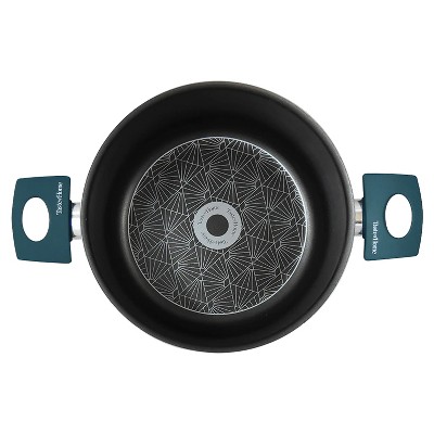 Sea Green 8-Qt Non-Stick Aluminum Stock Pot with Lid