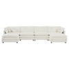 NicBex Couches for Living Room Comfort U-Shaped Couch Chenille Modular Large Sectional Sofa with Reversible Chaise and Double Extra Ottomans - 4 of 4